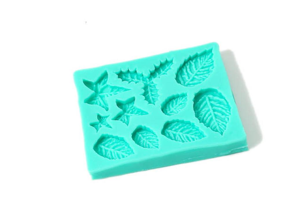 Silicone Mould - Christmas Leaves