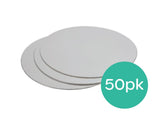 2mm Silver Cake Cards 7" - 50pk