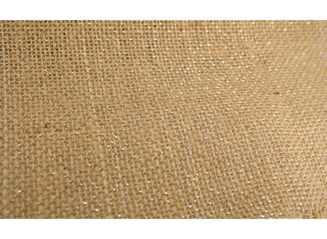 Natural/Silver Burlap Roll 30cm x 4.5m