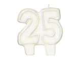 25th Birthday / Wedding Anniversary Candle