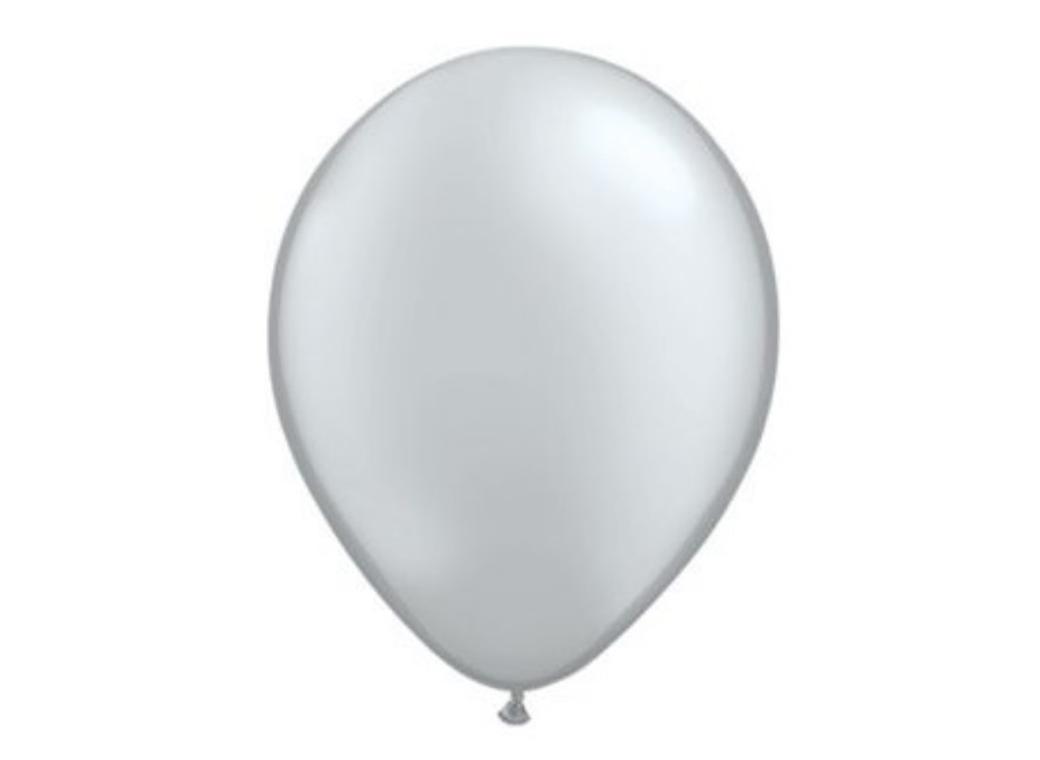 Silver Metallic Balloon - Single