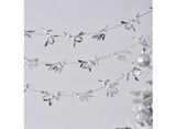 Silver Mistletoe Garland