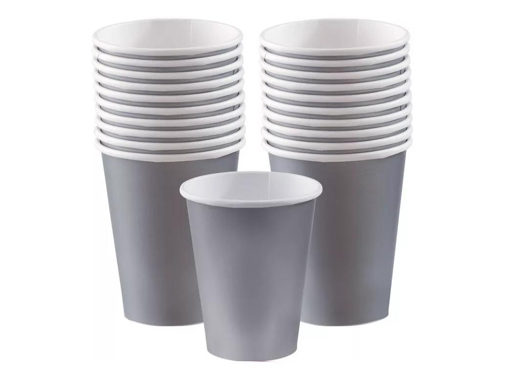 Paper Cups 20pk - Silver