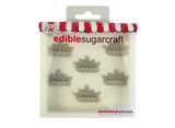 Silver Tiara Sugarcraft Toppers 6pk