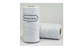 100% Cotton Bakers Twine - Silver Metallic