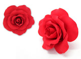 Single Gumpaste Rose Large - Red