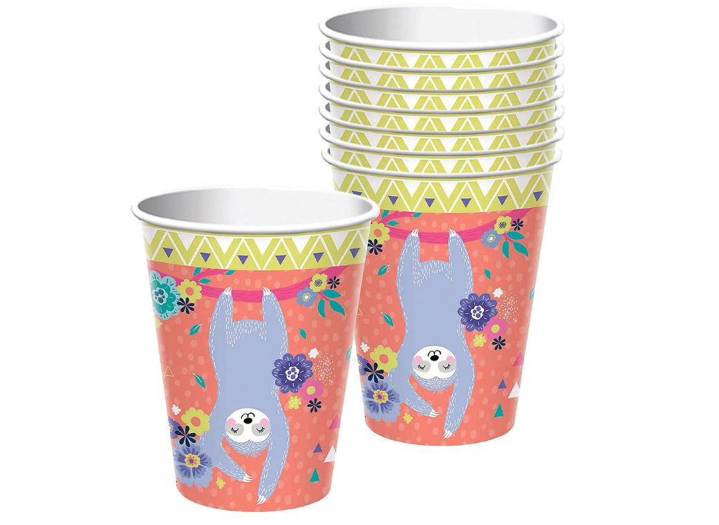 Sloth Cups 8pk