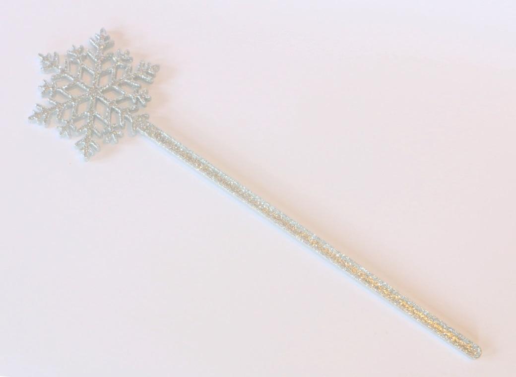 Snowflake Glitter Wand