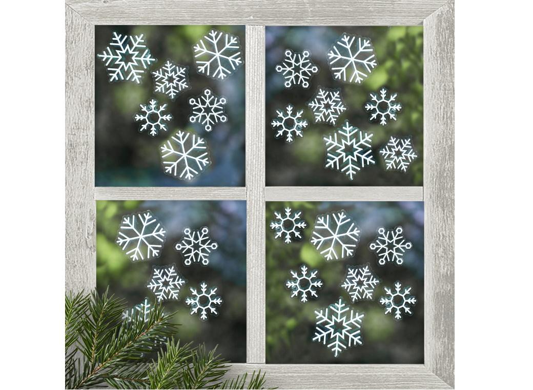 Snowflake Window Decals