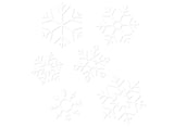 Snowflake Window Decals