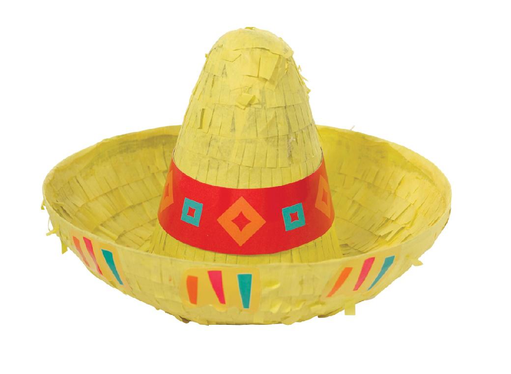 Sombrero Mini Pinata Decoration