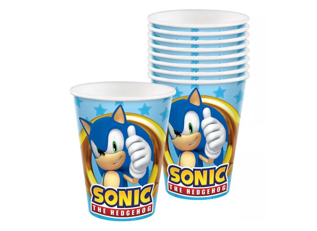 Sonic the Hedgehog Cups 8pk