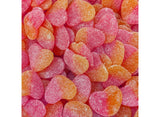 Sour Peach Hearts Lollies