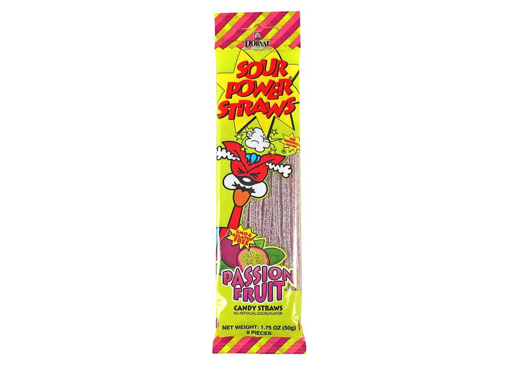 Sour Power Straws - Passion Fruit