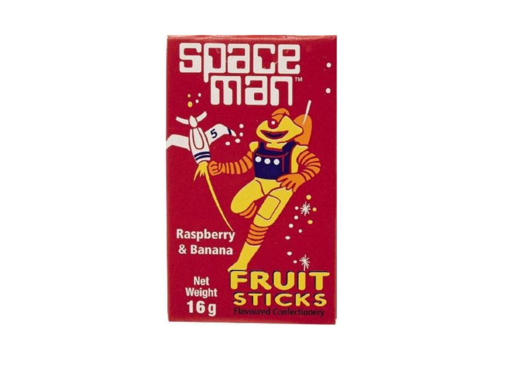 Spaceman Raspberry & Banana Candy Sticks