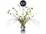 Sparkling 100th Birthday Centrepiece Spray