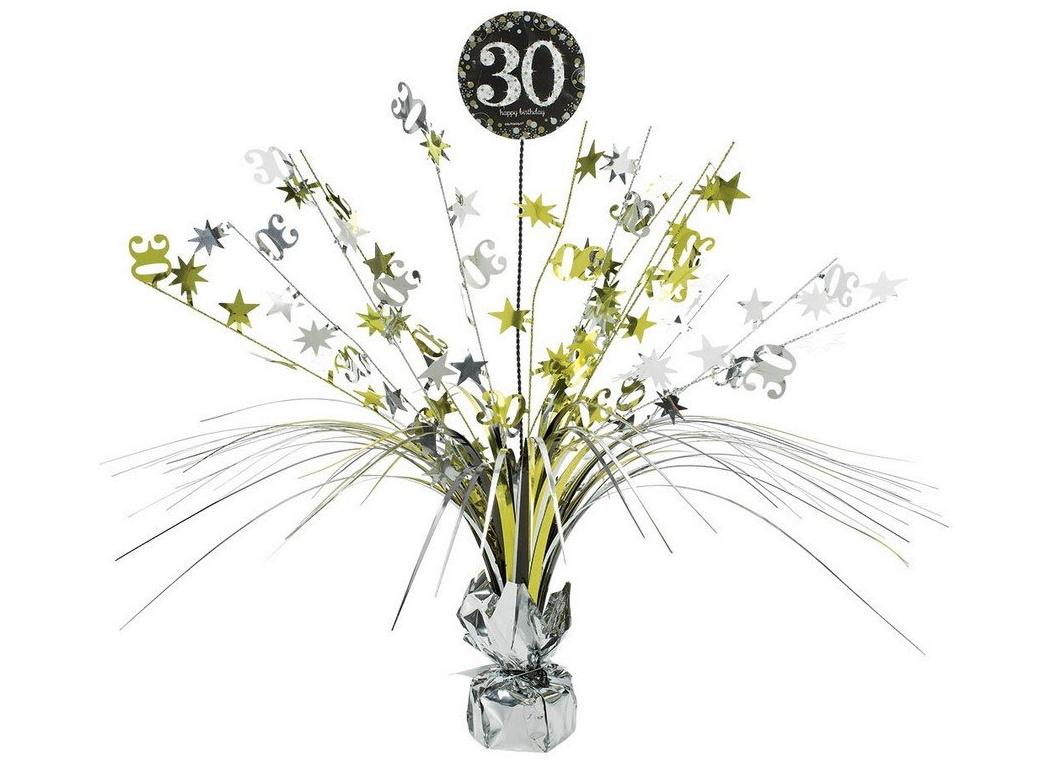 Sparkling 30th Birthday Centrepiece Spray