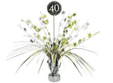 Sparkling 40th Birthday Centrepiece Spray