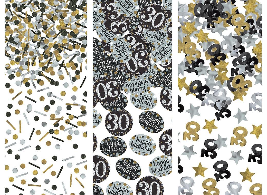 Sparkling Celebration Confetti Scatters - 30th