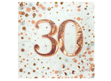 Sparkling Fizz 30th Napkins 16pk