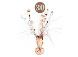 Rose Gold Age 30 Table Centrepiece Spray