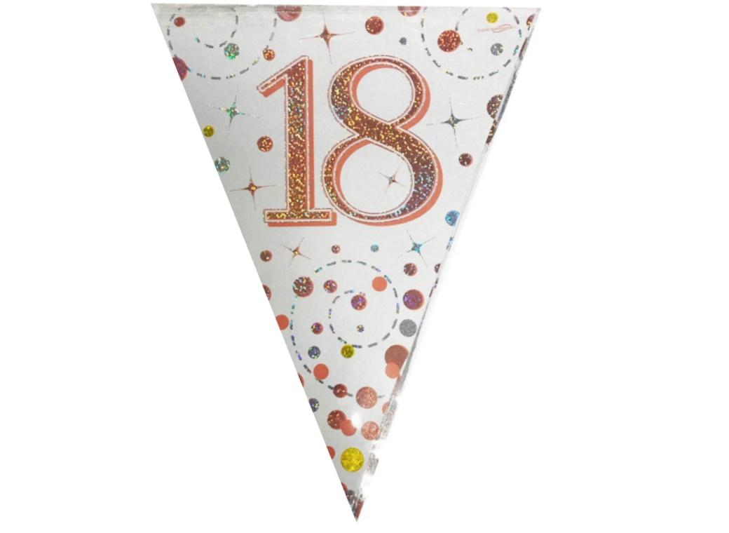 Sparkling Fizz Bunting Flags - 18