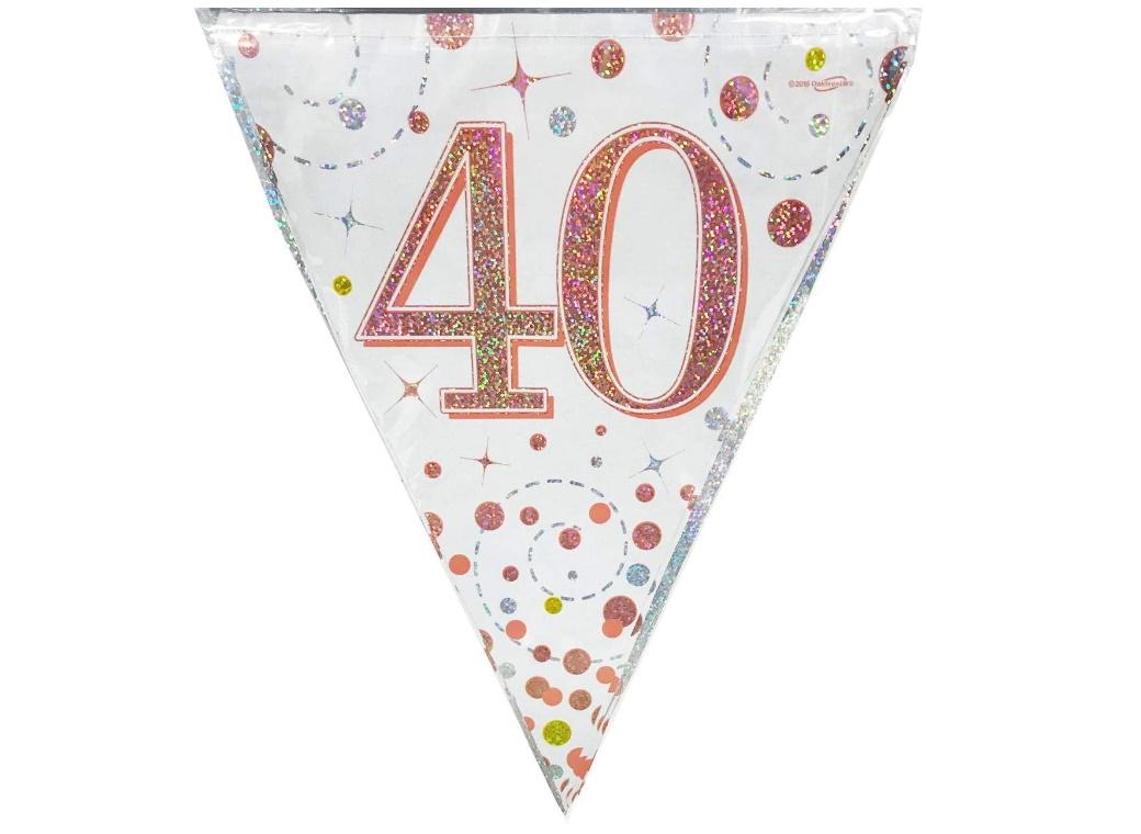 Sparkling Fizz Bunting Flags - 40