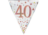 Sparkling Fizz Bunting Flags - 40