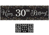 Sparkling Happy Birthday Banner Kit