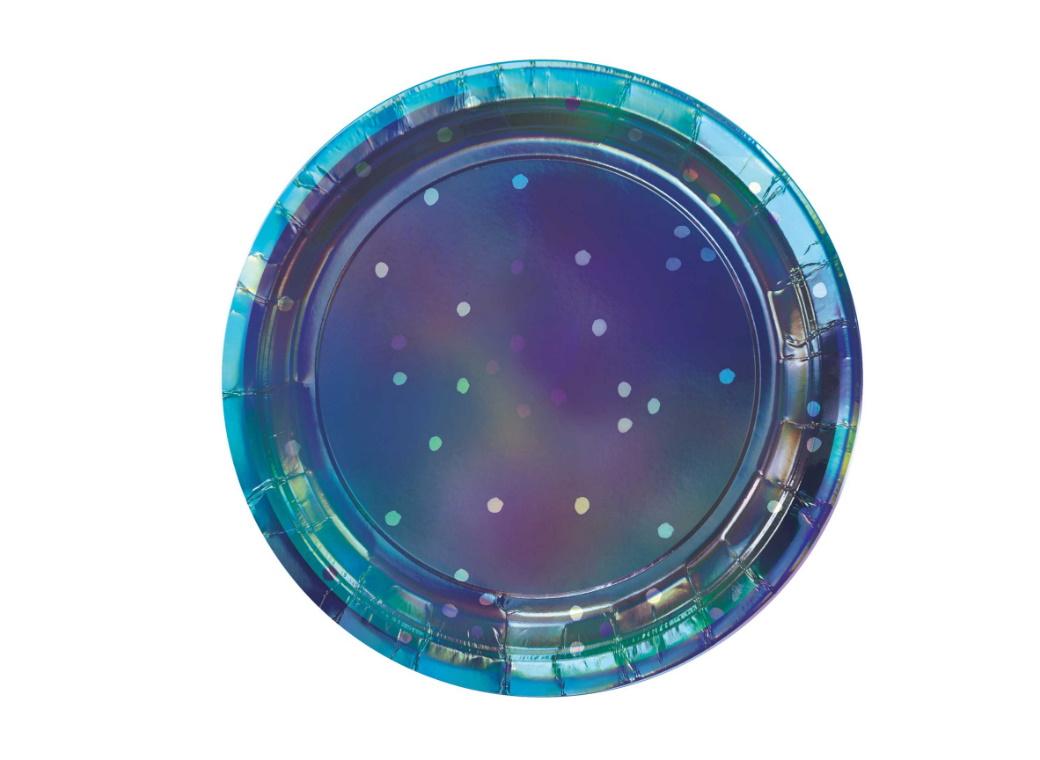 Sparkling Sapphire Lunch Plates 8pk