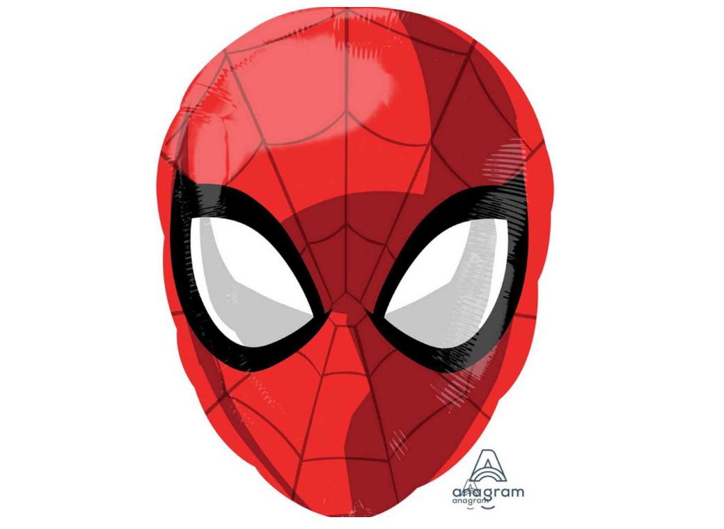 Spiderman Head Foil Balloon