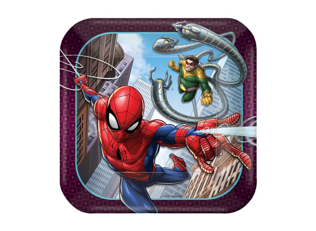 Spiderman Lunch Plates 8pk