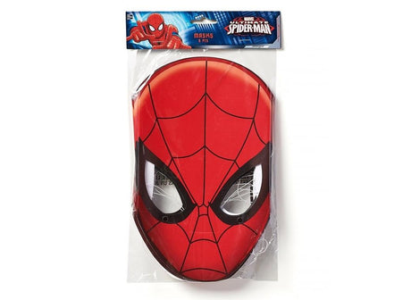 Spiderman Party Masks - 8pk