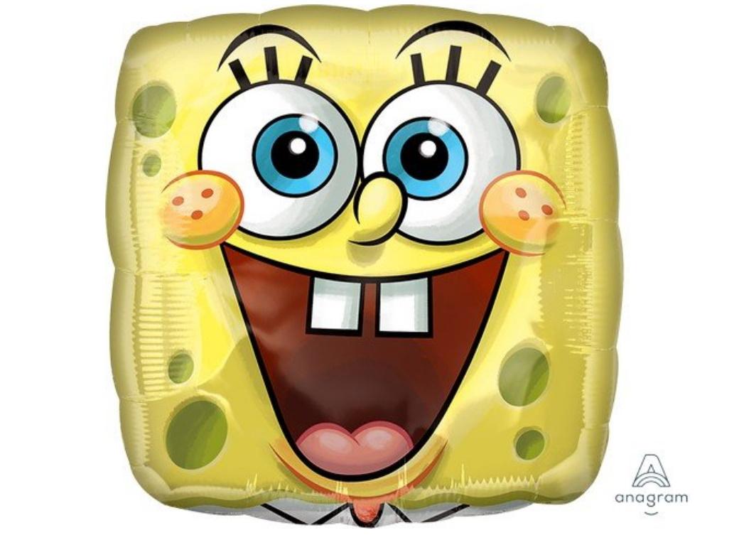 SpongeBob Face Foil Balloon