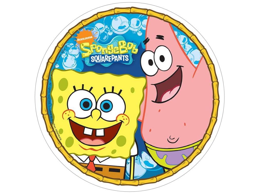 Edible Icing Image - SpongeBob Round