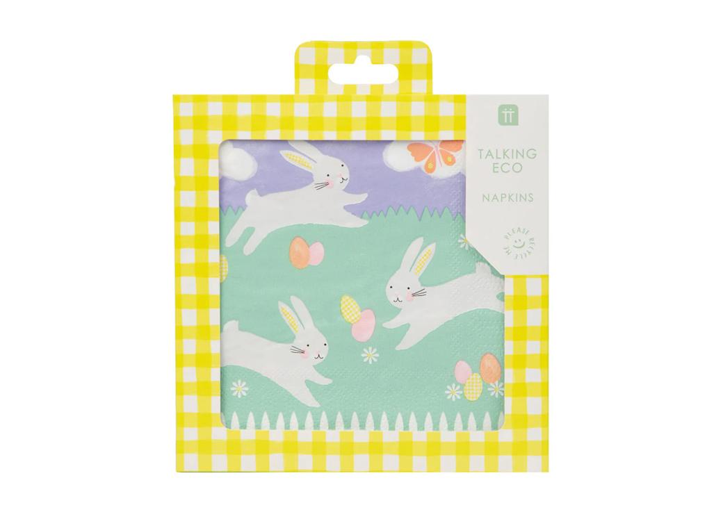 Spring Bunny Napkins 20pk