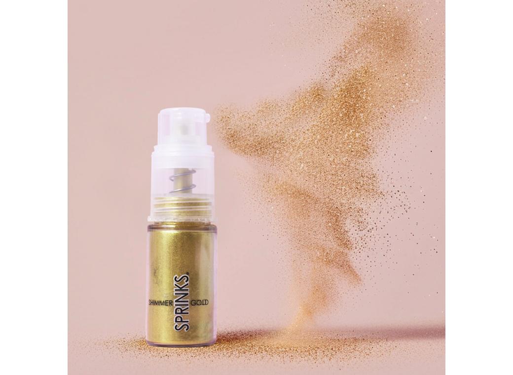 Sprinks Edible Shimmer Dust Pump - Gold