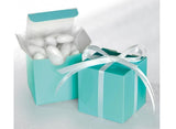 Square Favour Box - Robins Egg Blue