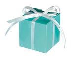 Square Favour Box - Robins Egg Blue