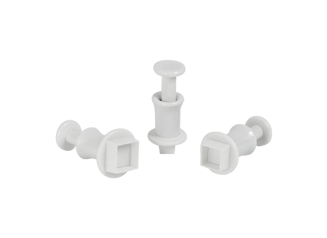 Square Plunger Cutters - Set of 3