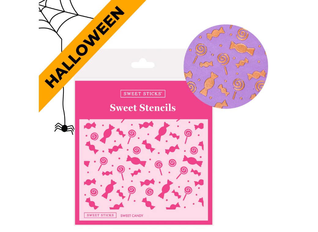 Sweet Sticks Stencil - Sweet Candy