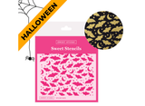 Sweet Sticks Stencil - Spooky Bats