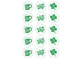 St Patrick's Edible Cupcake Toppers