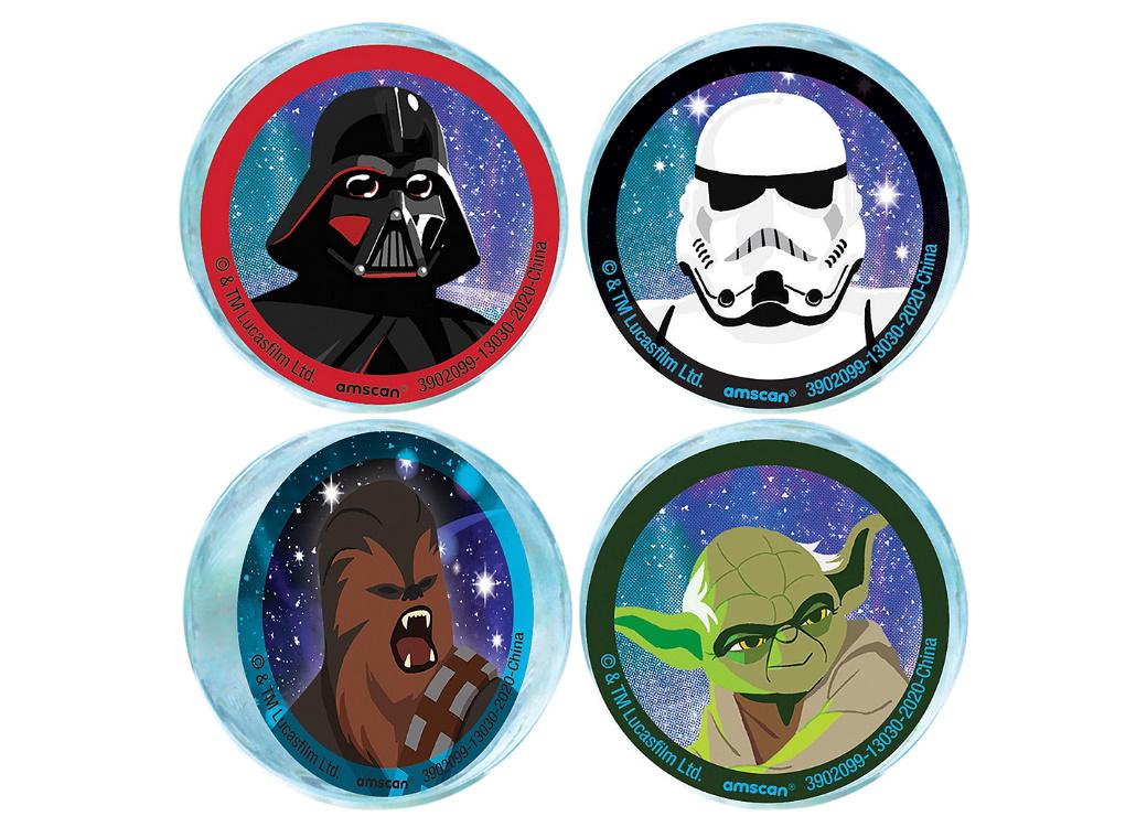 Star Wars Galaxy Bounce Balls 4pk