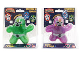 Stretchy Glitter Lucha Libre Wrestler