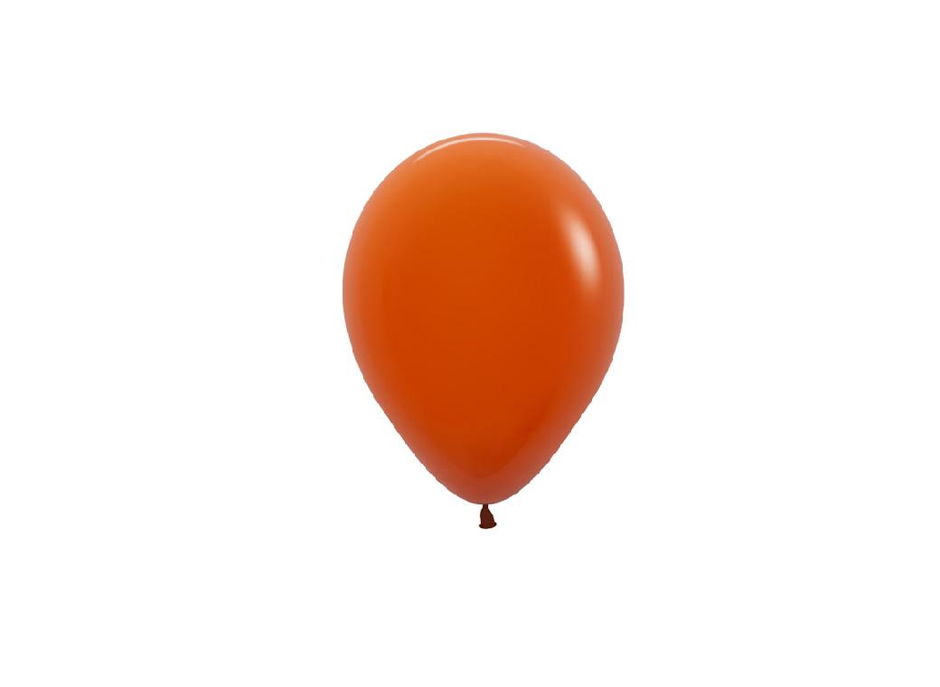 Sunset Orange 12cm Balloons 10pk