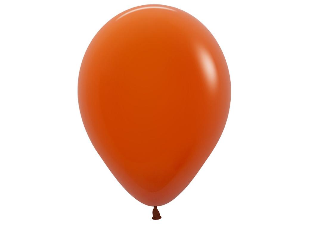 Sunset Orange Balloon - Single