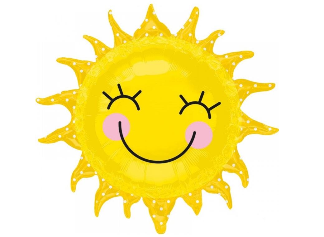 Smiley Sunshine Foil Balloon