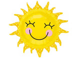 Smiley Sunshine Foil Balloon