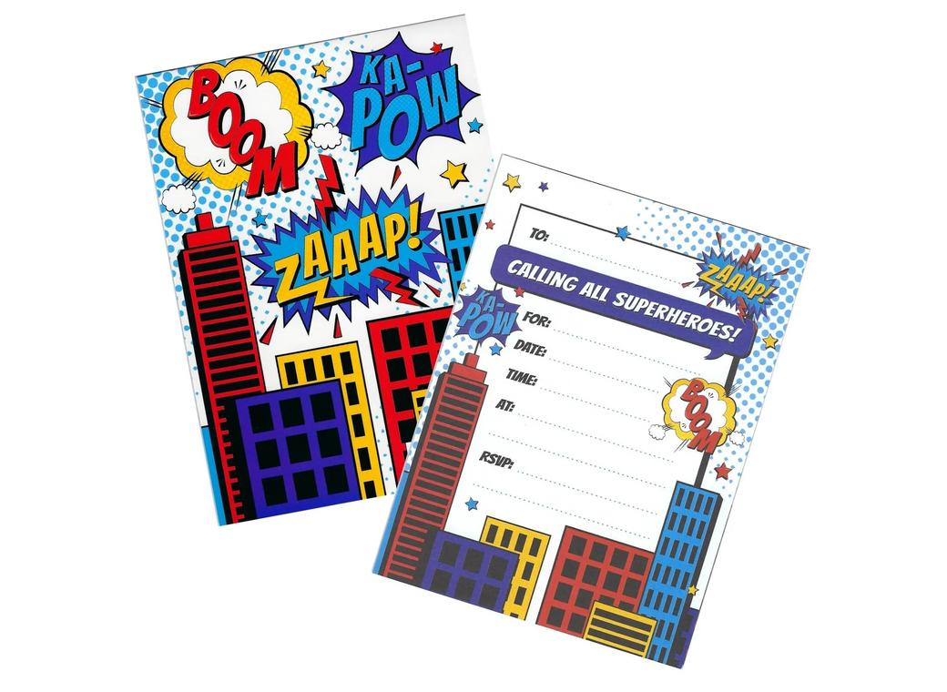 Party Invitations - Superhero